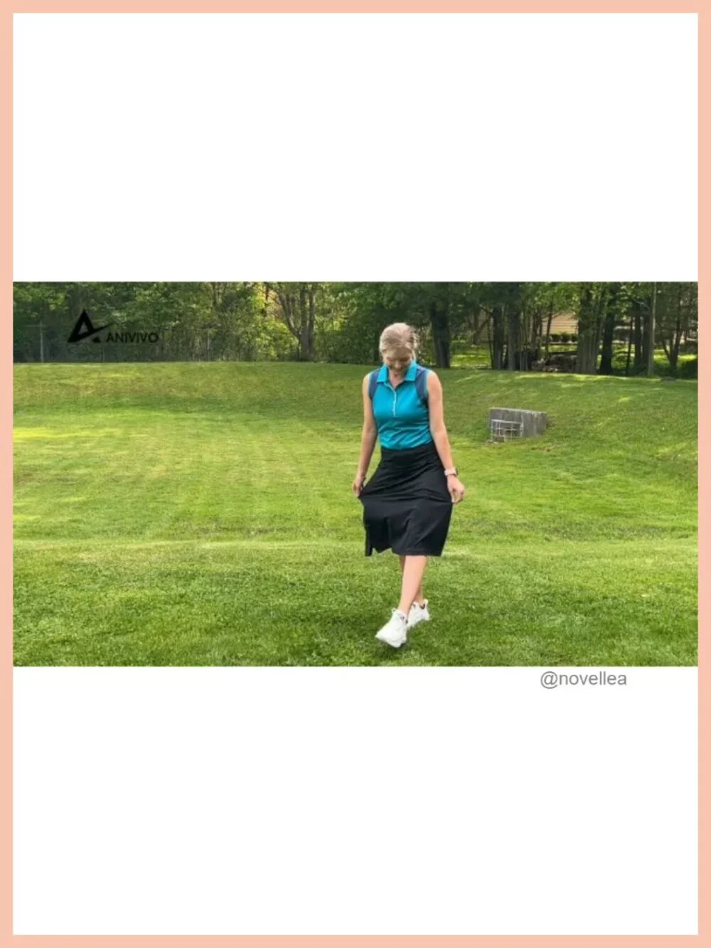 Women's Knee Length Skorts with Pockets Athletic Skirt Tennis Golf